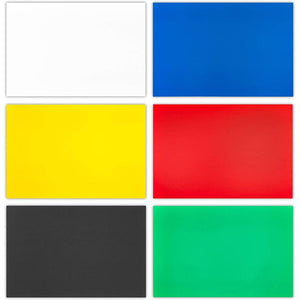 Foam Boards for Signs, Craft Poster Board in 6 Colors (20 x 30 Inches, 12-Pack)