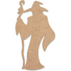 Unfinished Wood Cutouts, Witch Halloween Decorations (24 Pack)