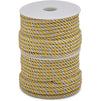 Gold and Silver Nylon Twisted Cord Trim Rope for Crafts (36 Yards, 2 Pack)