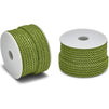 Olive Green Nylon Twisted Cord Trim Rope for Crafts (36 Yards, 2 Pack)