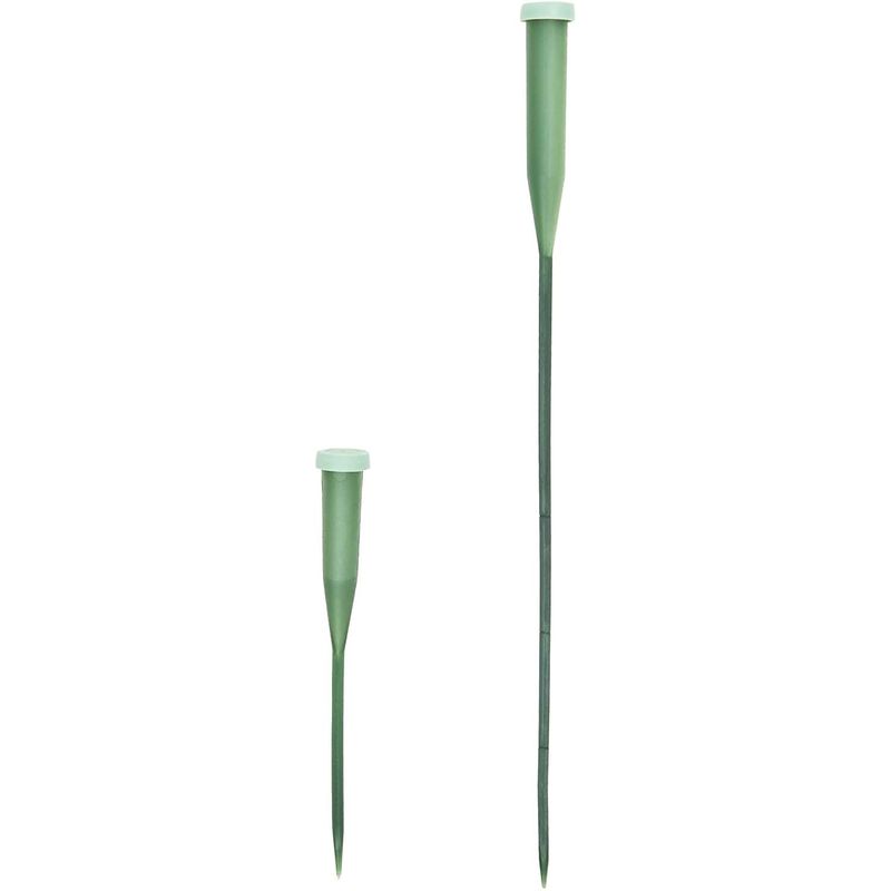 Bright Creations Floral Flower Wire Stems for Flower Arranging (Green 16 in 3 Gauge 45 Count)