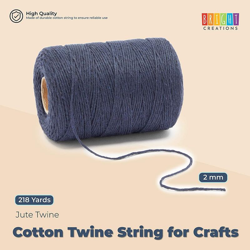 Cotton Twine String, 656 Feet Hemp Cord Compatible With Gift
