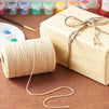 Cotton Twine String for Crafts, Beige Jute Twine (2mm, 218 Yards, 656 Ft)