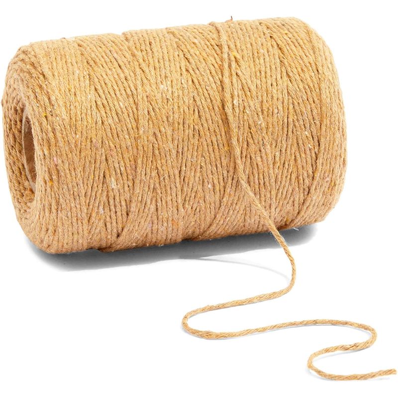 Cotton Twine String for Crafts, Natural Jute Thread (2mm, 218 Yards, 6 –  BrightCreationsOfficial