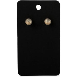 Black Kraft Paper Earring Display Cards for Jewelry (2 x 3.5 in, 600 Pack)