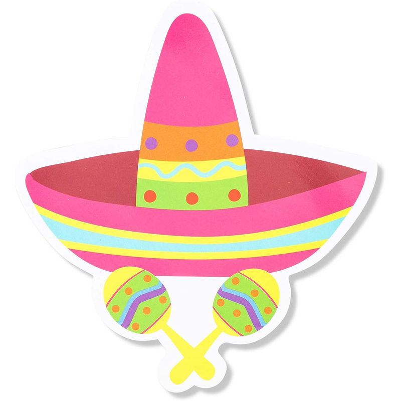 Fiesta Classroom Decorations, Welcome Banner, Cutouts, and Borders (40 Pieces)