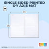 Single Sided X-Y Axis Mat, Teaching Supplies (9 x 11 in, 100 Sheets)