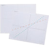 Single Sided X-Y Axis Mat, Teaching Supplies (9 x 11 in, 100 Sheets)