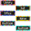 Magnets for Locker or Fridge, Classroom Whiteboard Accessories (6.75 x 2.25 in, 6 Pack)