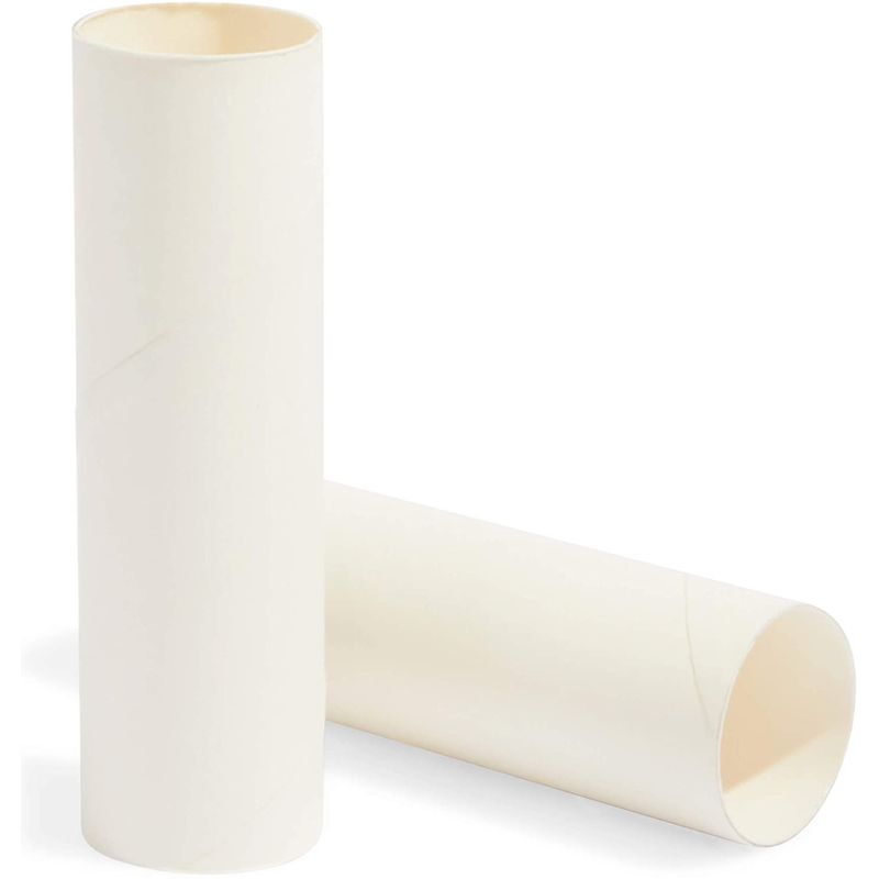 White Cardboard Tubes