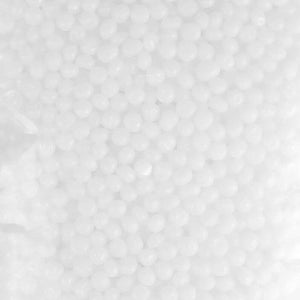 Hi-us Adult Unisex 100g Reusable Moldable Plastic Thermoplastic Beads for DIY Crafts Sculpting, Size: Small, White