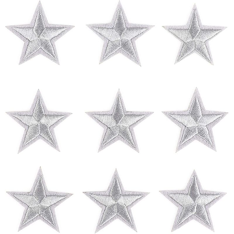 10 Digital Patches Personalized DIY Patch Stickers Silver Diamond