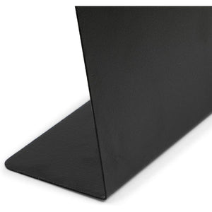 Magnetic Standing Metal Clipboard, Large Easel Document Holder (11.2 x 9.8 in, Black)