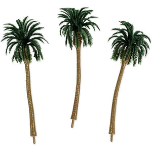 28 Pcs Miniature Trees Diorama Supplies Mini Palm Trees Model Scenery  Supplies Garden Accessories with 1.4 Ounce Faux Green Moss Decor for DIY