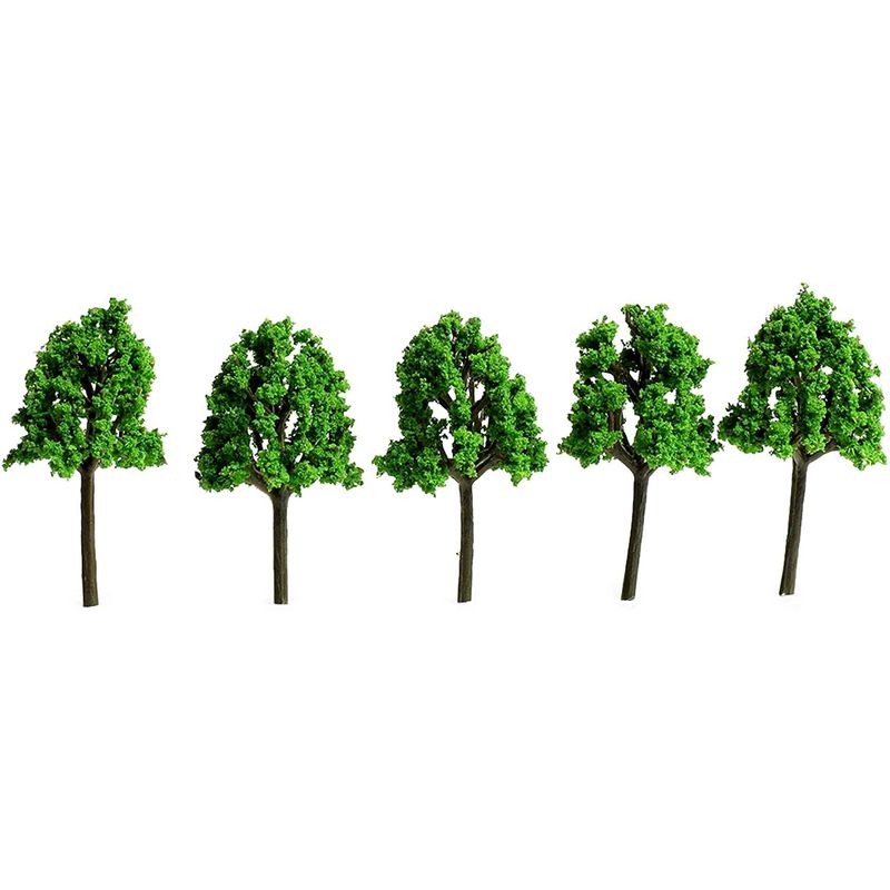 Miniature Model Trees for Dioramas, DIY Crafts (8 Sizes, 30 Pieces)