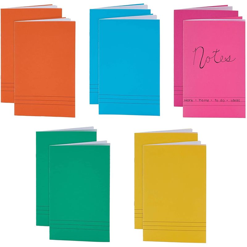 Lined Storybooks for Kids, 6 Colors, 12 Sheets Each (8.5 x 5.5 In, 12 Pack)