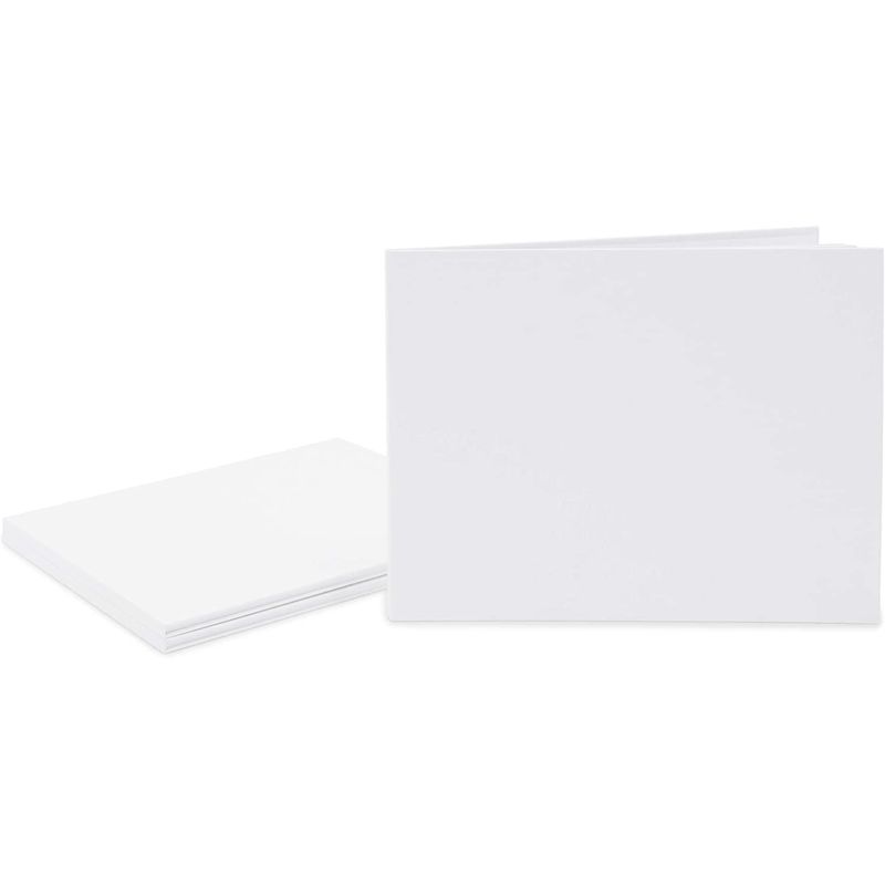 Blank Books with Hardcover for Kids, Drawing Paper Pad (8.5 x 11 In, 3 Pack)