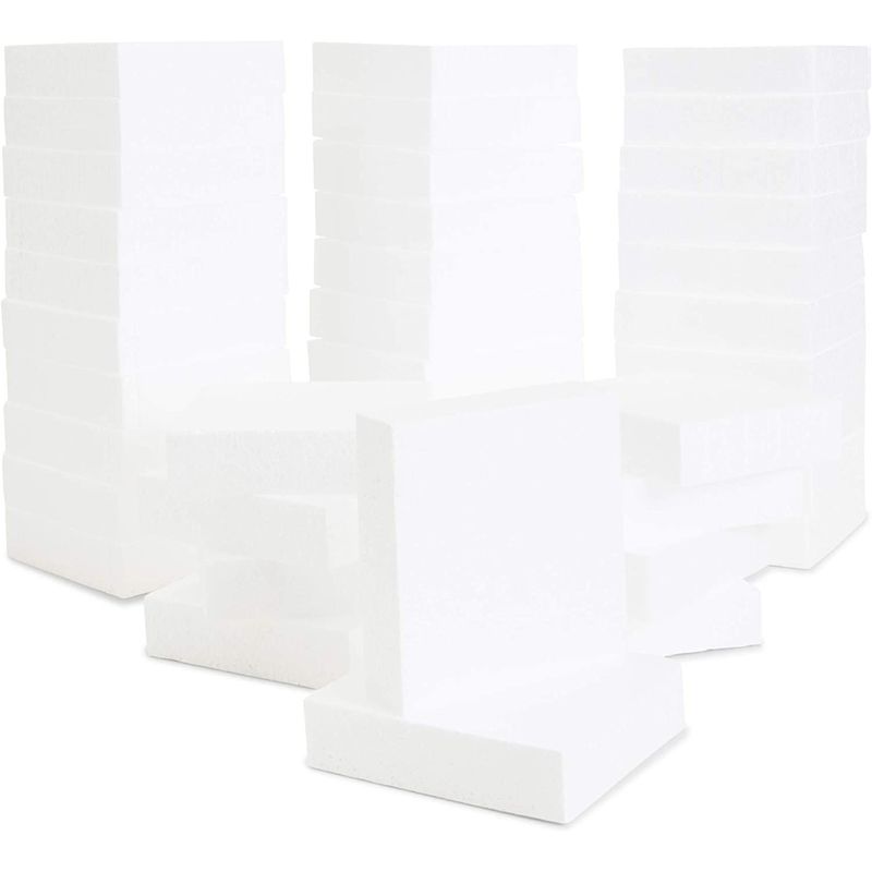 Bright Creations Foam Cones, Arts and Crafts Supplies (White, 5.25