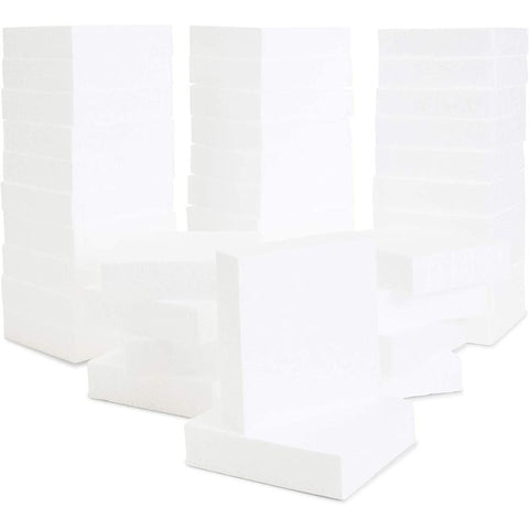 White Foam Blocks for Crafts (4 x 4 x 1 in, 40 Pack) –  BrightCreationsOfficial