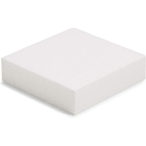 White Foam Blocks for Crafts (4 x 4 x 1 in, 40 Pack)