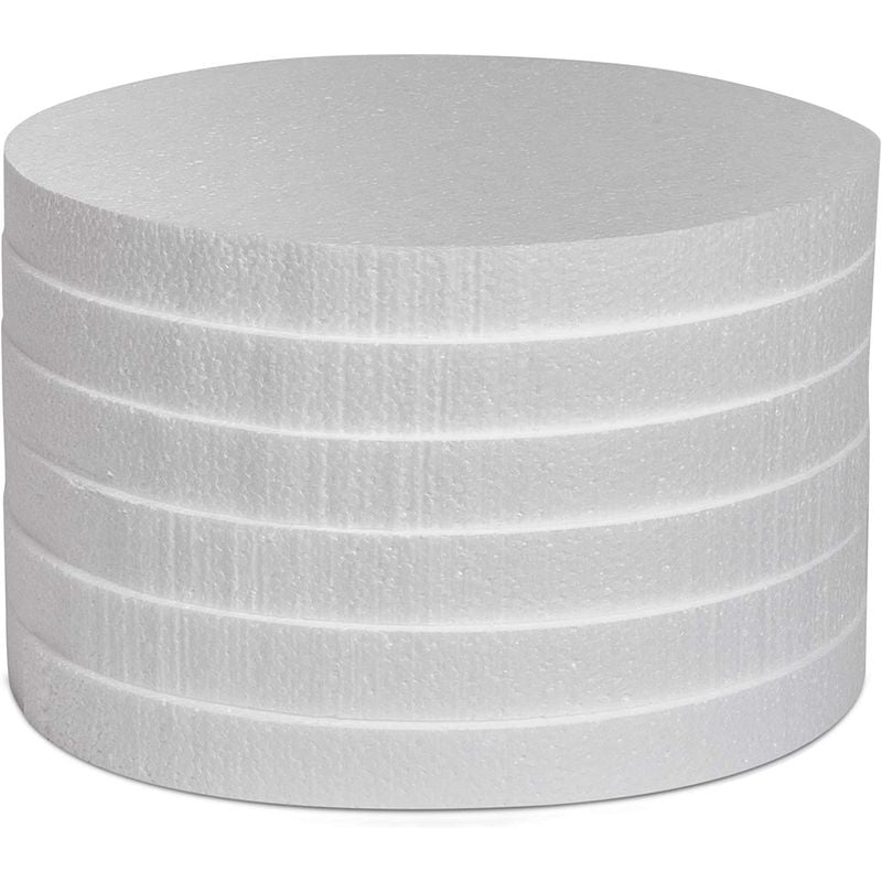 Polyfoam Circles Craft White Foam Circles
