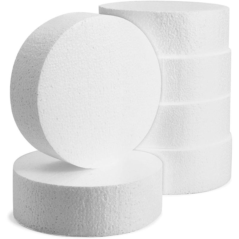 White Foam Blocks for Arts and Craft Supplies (8 x 4 x 1 in, 12 Pack) –  BrightCreationsOfficial