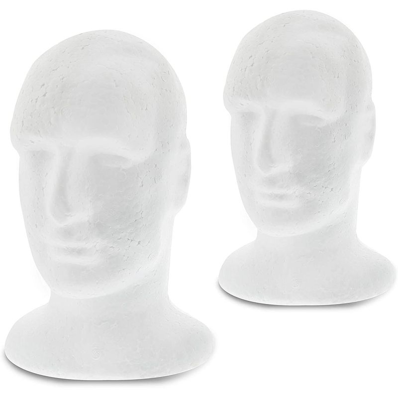 19'' Inch Styrofoam Head Foam Wig Head  