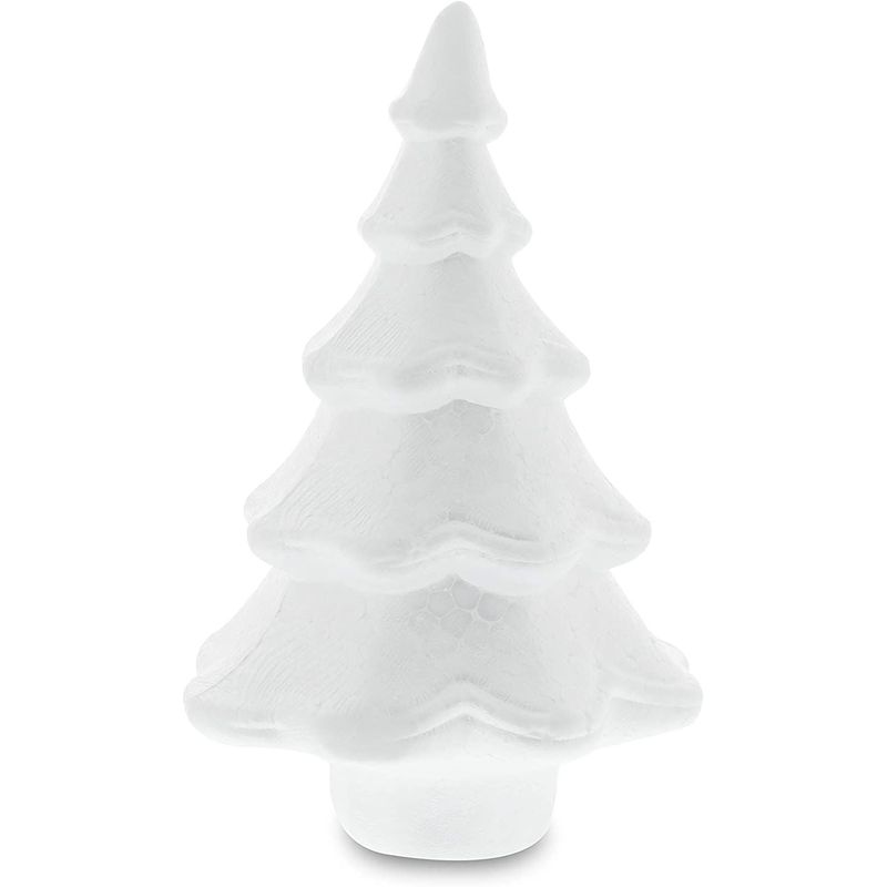 Craft Foam Cone Christmas Trees for Holiday DIY Crafts (6 Pack)
