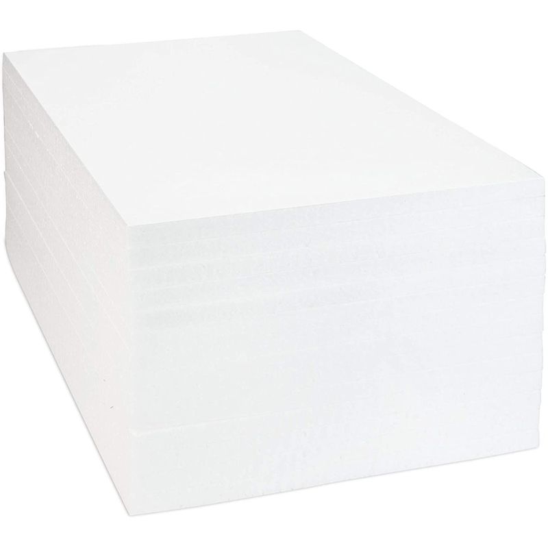 Juvale Foam Rectangle, Arts and Crafts Supplies (17 x 11 x 2 in, 3-Pack)