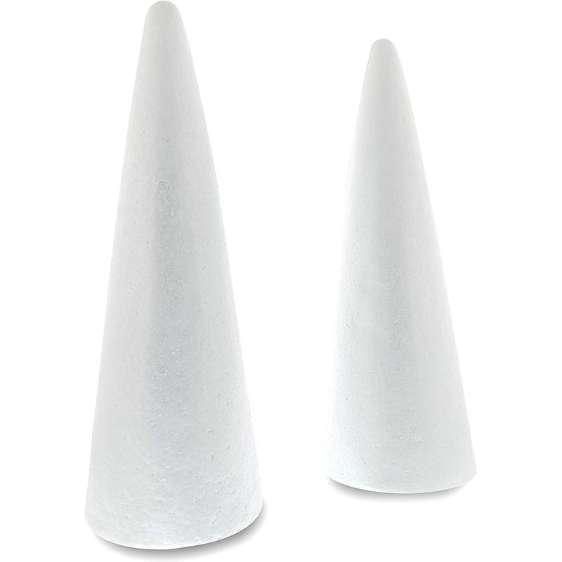  Craft Foam Cone Christmas Trees for Holiday DIY Crafts