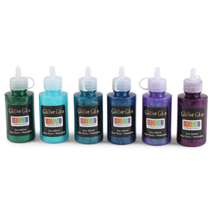 Slime Supplies Glitter Glue in 26 Rainbow Colors for Arts and Crafts (2 oz, 26 Pack)