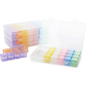 Diamond Painting Kit for Adults, Includes 4 Storage Cases, Tweezers, Labels (10 Pieces)