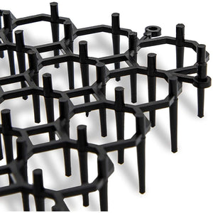 Rock Art Drying Rack for Painting and DIY Crafts (Black, 8 x 6 in,10 Pack)