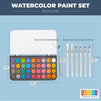 Watercolor Painting Set with Brushes and Paint Pens (36 Colors, 8 Pieces)