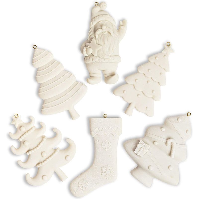 Ceramic Christmas Ornaments to Paint 