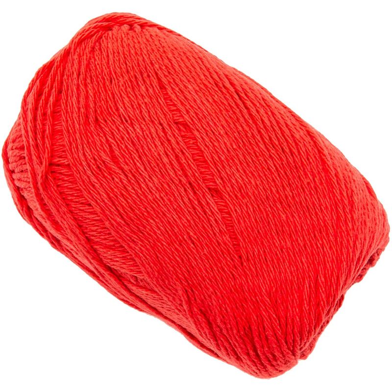 Red Cotton Skeins, Medium 4 Worsted Yarn for Knitting (330 Yards, 2 Pa –  BrightCreationsOfficial