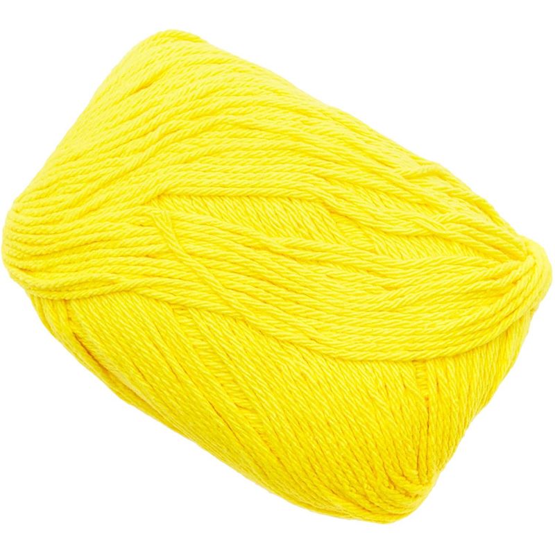 Yellow Cotton Skeins, Medium 4 Worsted Yarn for Knitting (330 Yards, 2 –  BrightCreationsOfficial