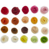 Needle Felting Kit with Wool, Needles, Scissors, Glue, Case (40 Colors, 62 Pieces)