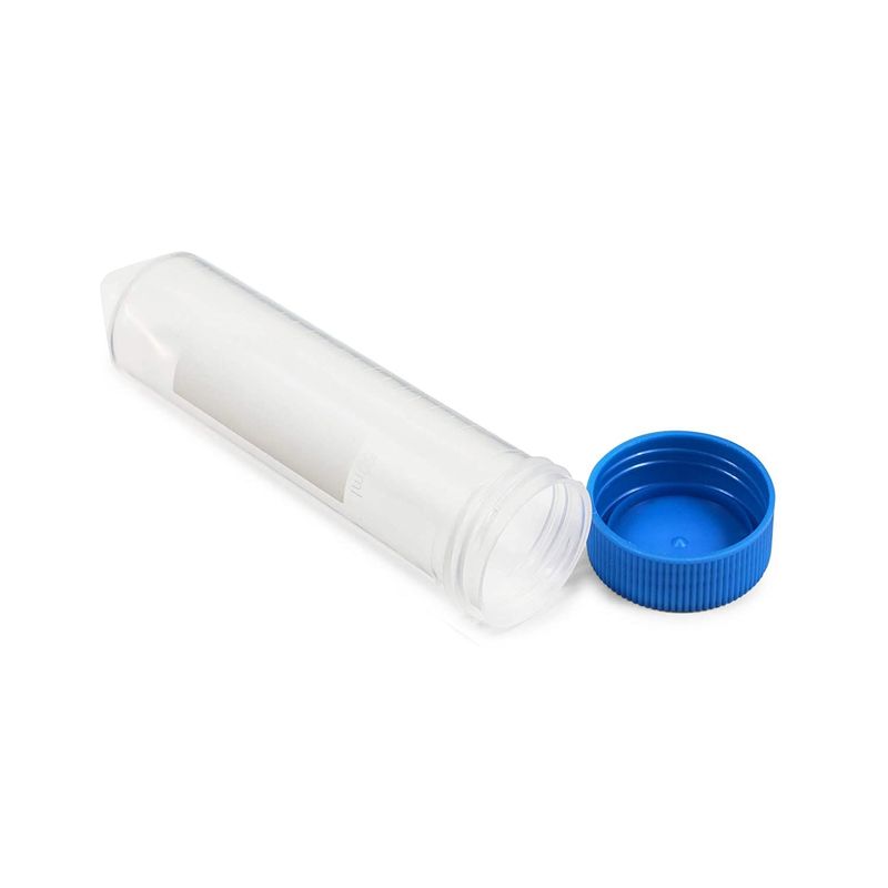 Clear Plastic Centrifuge Tubes for Chemistry Labs, 50 ml (1.6 oz, 25 Pack)