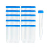 Clear Plastic Centrifuge Tubes for Chemistry Labs, 15 ml (0.5 oz, 100 Pack)