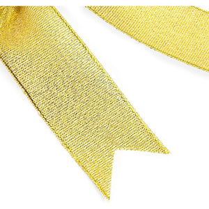 Christmas Bows for Gift Wrapping Presents, Holiday Decorations (Gold, 5.5 x 5.5 in, 72 Pack)