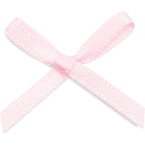 Mini Ribbon Bows for Crafts (1.2 in, Pink, 500-Pack)