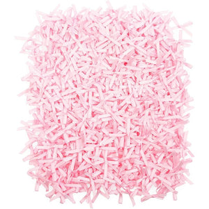 Mini Ribbon Bows for Crafts (1.2 in, Pink, 500-Pack)