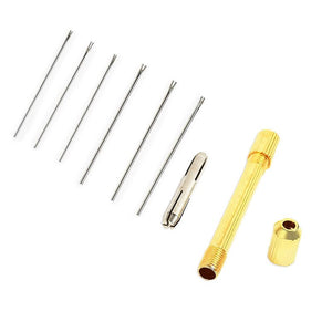 Doll Hair Rooting Tools with 2 Holders, 6 Needles, 2 Awls (10 Pieces)