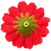 Bright Creations Artificial Silk Daisy Flowers Head for Crafts (1.6 in, Red, 100-Pack)