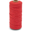 Red Macrame Cotton Cord 492 Feet, Rope Craft Supplies (3mm, 164 Yards)