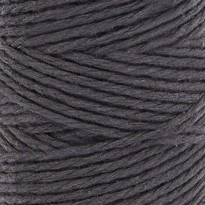 Black Macrame Cotton Cord 492 Feet, Rope Craft Supplies (3mm, 164 Yards)