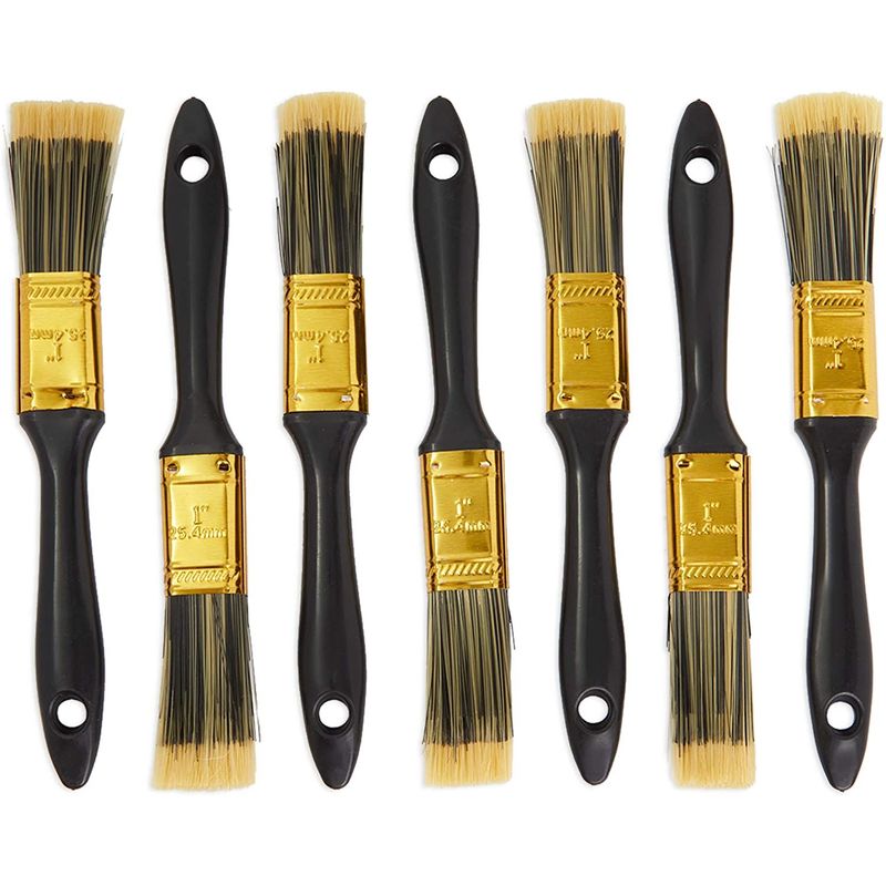 Chip Paint Brushes Set for Home Improvement, 5 Sizes (Gold, 35 Pack)