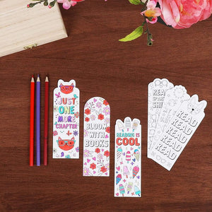 Kids Homemade Bookmark Craft Kit: Flower Bookmark Activity Kit For Making  Bookmarks