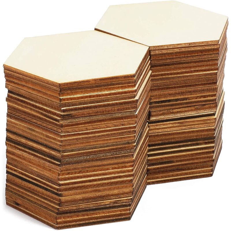 Wood Cutout Rectangles - 3 Inch Unfinished Wood - Lot of 12 - Wood Blanks  Craft